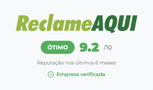Reclame Aqui - Ótimo 9.2/10